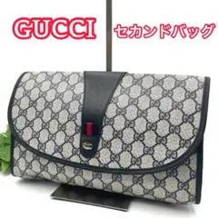 GUCCI グッチ　GGスプリーム　シェリーライン　セカンドバッグ　男女兼用