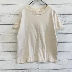 GU Tシャツ レディースS 綿100% 無地アイボリー 夏 カジュアル 人気✨