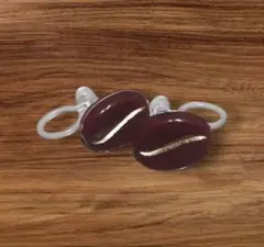 ノンホールピアス コーヒー豆 C