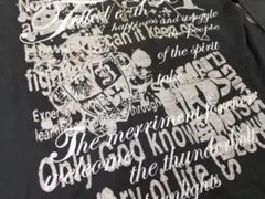 ネオグランジ ギャル男 ラメプリント 十字架クロス ネックレス ロンT