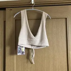 リブ編みビスチェ Mサイズ