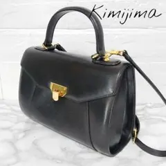 値下げ❢KIMIJIMA キミジマ 2wayフォーマルバッグ ブラック ゴールド