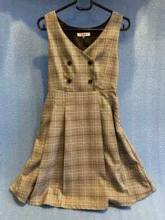 PINK-latte 卒服　Vネックジャンスカワンピース