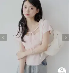 【Chico】 ボレロデザイン柄編みニツトのサムネイル