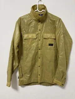 オークリー　スカル　ナイロン　 ダウンジャケット　M ゴルフ　キャメル　ベージュ