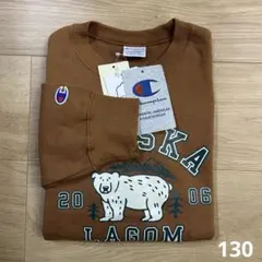 【新品】Champion別注 カレッジクマプリントトレーナー