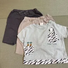 Tシャツ　半ズボン　パンツ　キッズ　子供　80 男の子　まとめ売り
