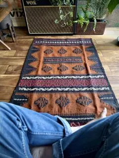 希少】オルテガ ネイティブアメリカン ラグ 雑貨 navajo ナバホ族