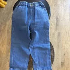 青いデニムパンツ 100cmのサムネイル
