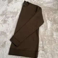 美品　 ナノユニバース メンズ長袖カットソー ブラウンL 薄手　オールシーズン