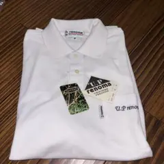 レノマ　ホワイトメンズポロシャツ