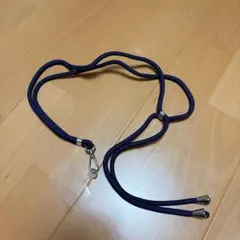 スマホストラップ 首掛け 斜め掛け 肩掛けストラップ ダークブルー