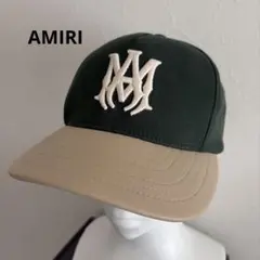 AMIRI キャップ 帽子 レザー グリーン系/ベージュ系のサムネイル