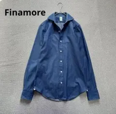 マ*リ様 フィナモレ　ダンガリーシャツ　イタリア製　ホリゾンタルカラー　デニム 2026年最新】FINAMORE メンズ デニムシャツ・ダンガリーシャツの人気