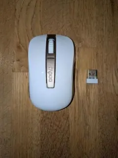 ワイヤレスマウス ホワイト USBレシーバー付　rapoo