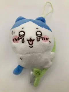 （傷あり）ちいかわ ハチワレ 穴に落ちちゃったマスコット　ぬいぐるみストラップ