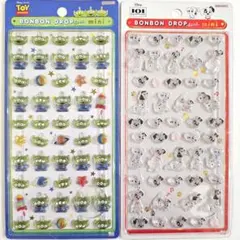 正規品 ボンボンドロップシール リトルグリーメン &101匹わんちゃん 即日発送