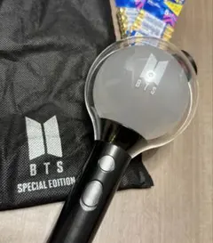 BTS ペンライト スペシャルエディション　アミボム　電池付き　ストラップ付き