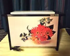 【未使用品】昭和レトロ　花柄トースターのサムネイル