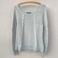 AMERICAN EAGLE ローゲーニット水色のサムネイル