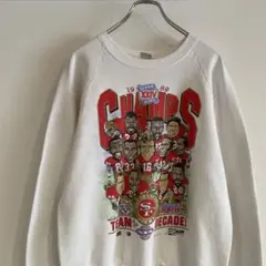 ギルダン スウェット プリント パッカーズ 白 緑 古着 XL 11543 - メルカリ