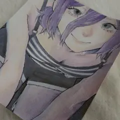 チェンソーマン レゼ 手書き アナログ ファンアート - メルカリ
