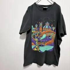 バンドTシャツ ツアーバックプリント ヘインズ M スミクロ 古着 古着