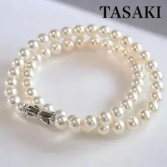 未使用・花珠クラス】タサキ 田崎真珠 アコヤ パール 大珠 ネックレス