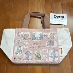 東京ディズニーリゾート　ダッフィーフレンズ　ウェアスマイルズグロウ　トートバッグ