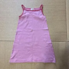 【子供用　UNIQLO ノースリーブ ピンク ボーダー】