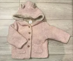 gap baby耳付きアウター 12-18months ピンク