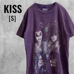 [US古着] KISS キス タイダイ バンドTシャツ パープル Sサイズのサムネイル
