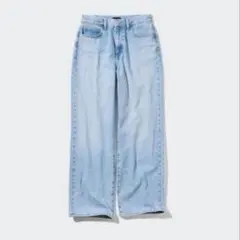 ユニクロ　ワイドストレートジーンズ　464744 サイズ23