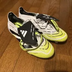 adidas Predator サッカーシューズ ホワイトイエロー ベロ付きFG