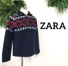 ハーフジップニット