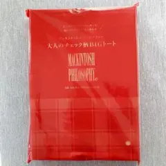 LEE　2026年1・2月合併号付録　マッキントッシュ チェック柄 BIGトート
