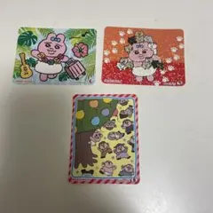 丸美屋　おぱんちゅうさぎ　ふりかけ　コラボ　キラキラ ステッカー 3枚