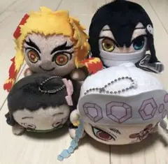 鬼滅の刃☆ エクストラ寝そべりぬいぐるみ・寝そべりキーチェーンマスコット