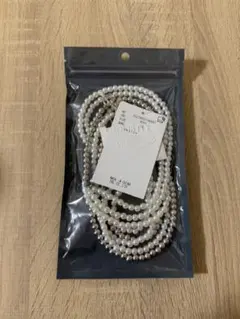 スマホショルダーストラップ　パール風