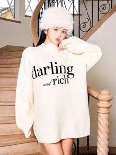 Darich エンブロイダリーニットチュニック