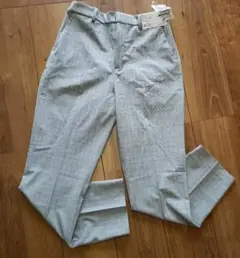 ユニクロ イージーアンクルパンツ 格子柄