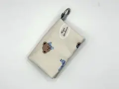 11 カラビナ付きミニ財布　ミニポーチ