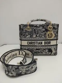 明後日で終了！正規品Dior　D-LITE トワル ドゥ ジュイショルダーバックのサムネイル
