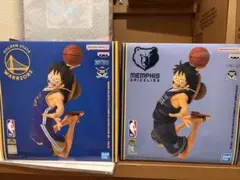 ワンピースベースショップ NBA グリズリーズ ルフィフィギュア×4