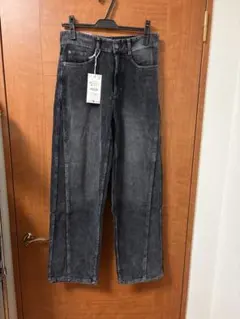 ZARA ザラ　コーデュロイ　パンツ　ブラック　グレー　新品　バギーフィットのサムネイル