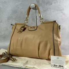 未使用保管品✨vintage coach old 2way bag ivory