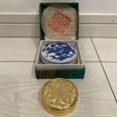 が*ん様 24金KGP朱肉入れ皇室 菊紋章入り印鑑ケース記念品