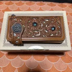 FUNNY カウボーイ カービング ウォレット 長財布 特注品