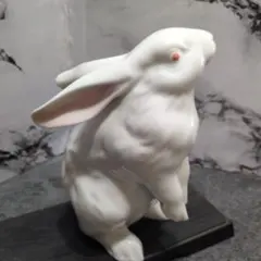 有田焼　置物　うさぎ　干支　レトロ