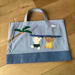 気まぐれセール 極美品❤️ファミリア 千鳥格子 レッスンバッグ